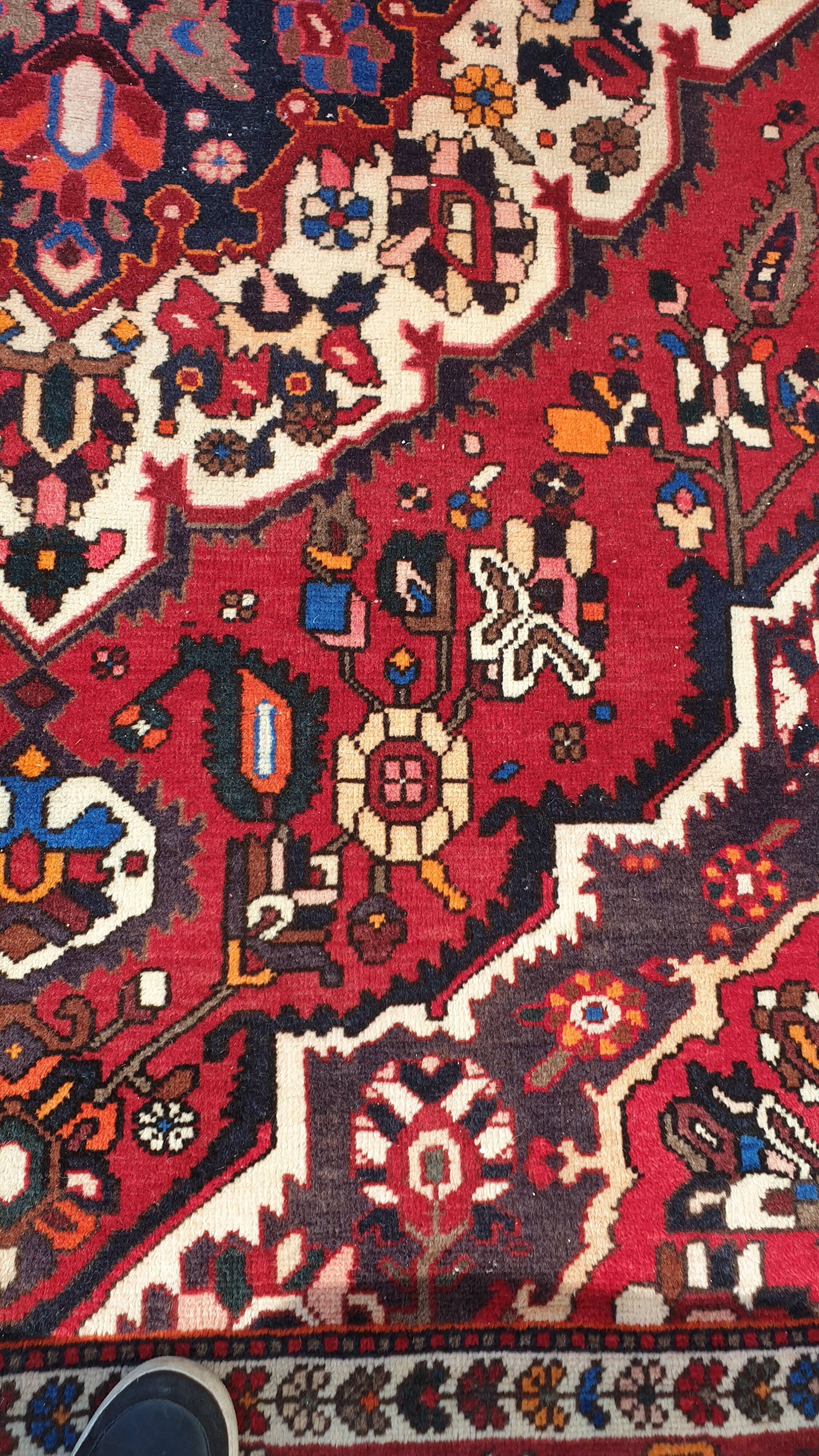 Wool bidjar rugs 202x285cm