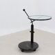 Verre italien &Marbre Pivotant Table Basse, années 1980