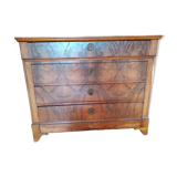 very nice chest of drawers in solid wood and marquetry
