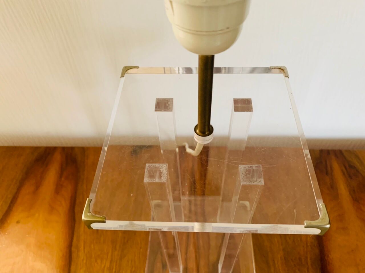 Vintage table lamp by David Lange, circa 70's