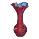 Vase rouge en verre double épaisseur opaque 44 cm