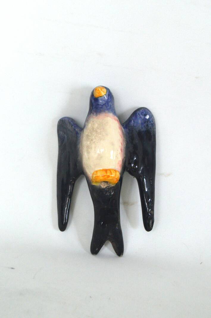 Old decorative wall swallow