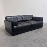 Canapé / lit de jour vintage des années 1980 dans le style de De Sede DS76