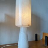 Mid-Century Modernist Spanish Alabaster Table Lamp, 1990s