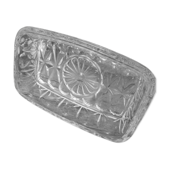 Molded glass butter maker