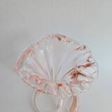 Murano blown glass trumpet vase