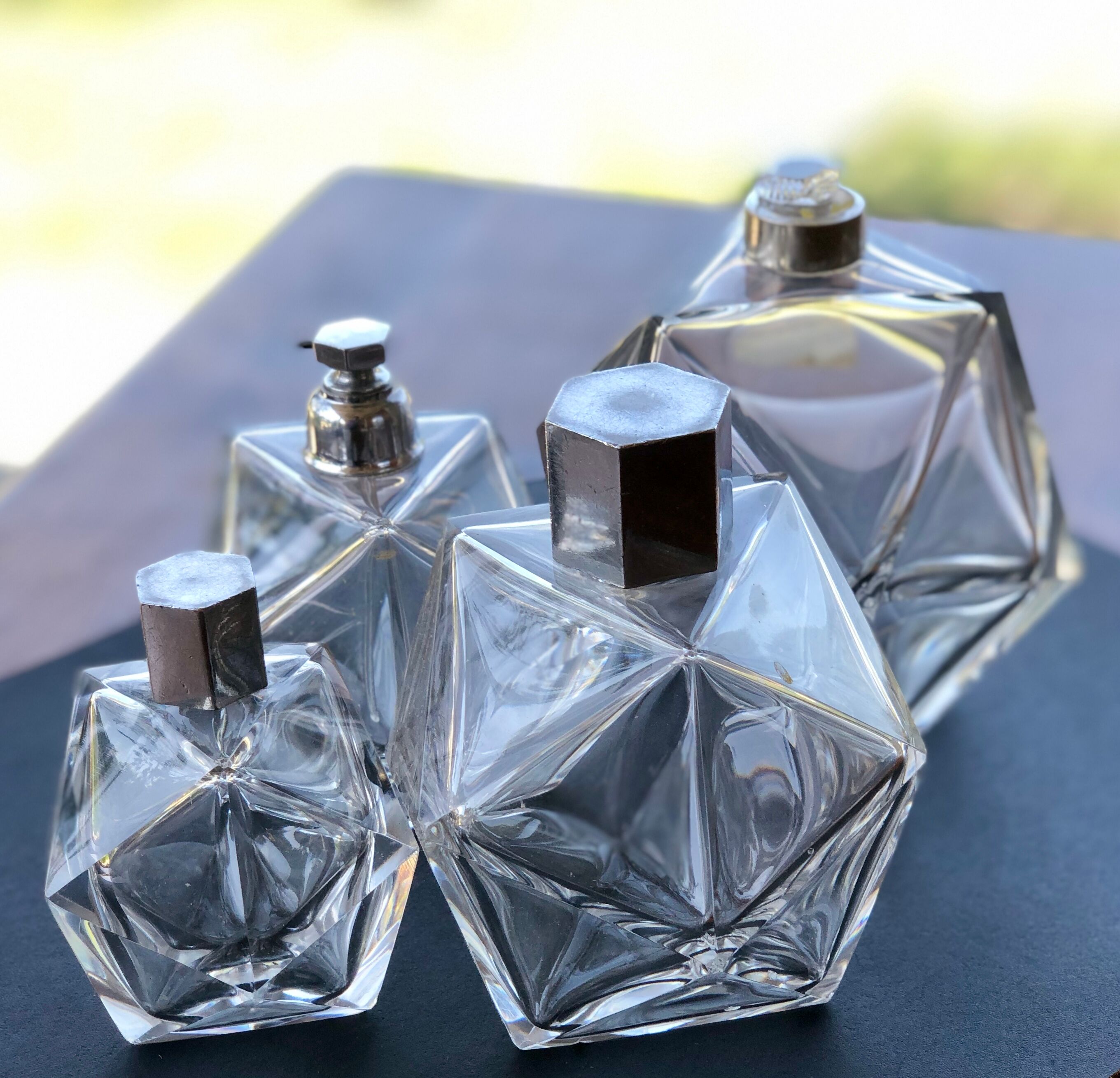 Set of 4 vintage perfume bottles