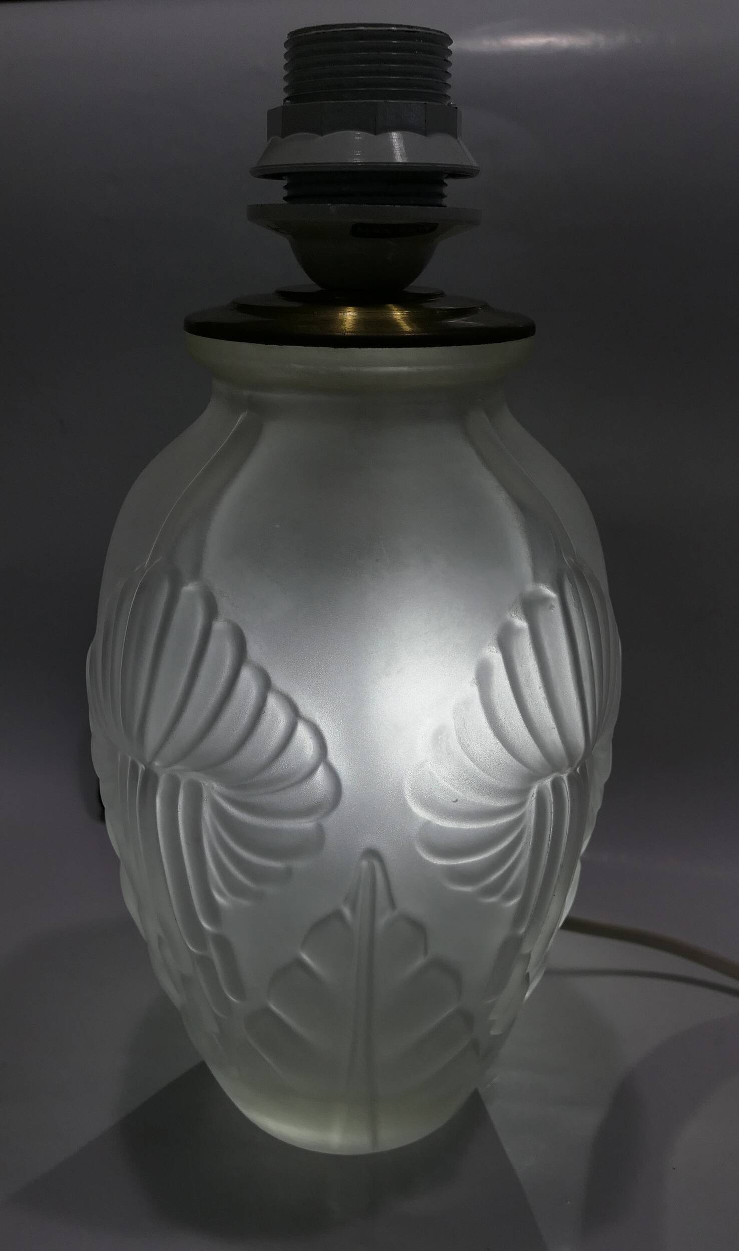 Rare table lamp base Maison Le Dauphin 1960-70