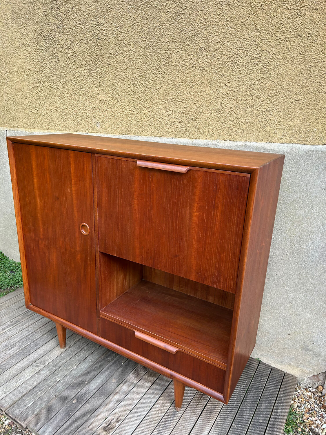 Vintage 1970s Scandinavian bar cabinet