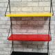 Scandinavian wall shelf tomado style 1950. Trace of normal wear and tear product of epoque. 48x 75x16