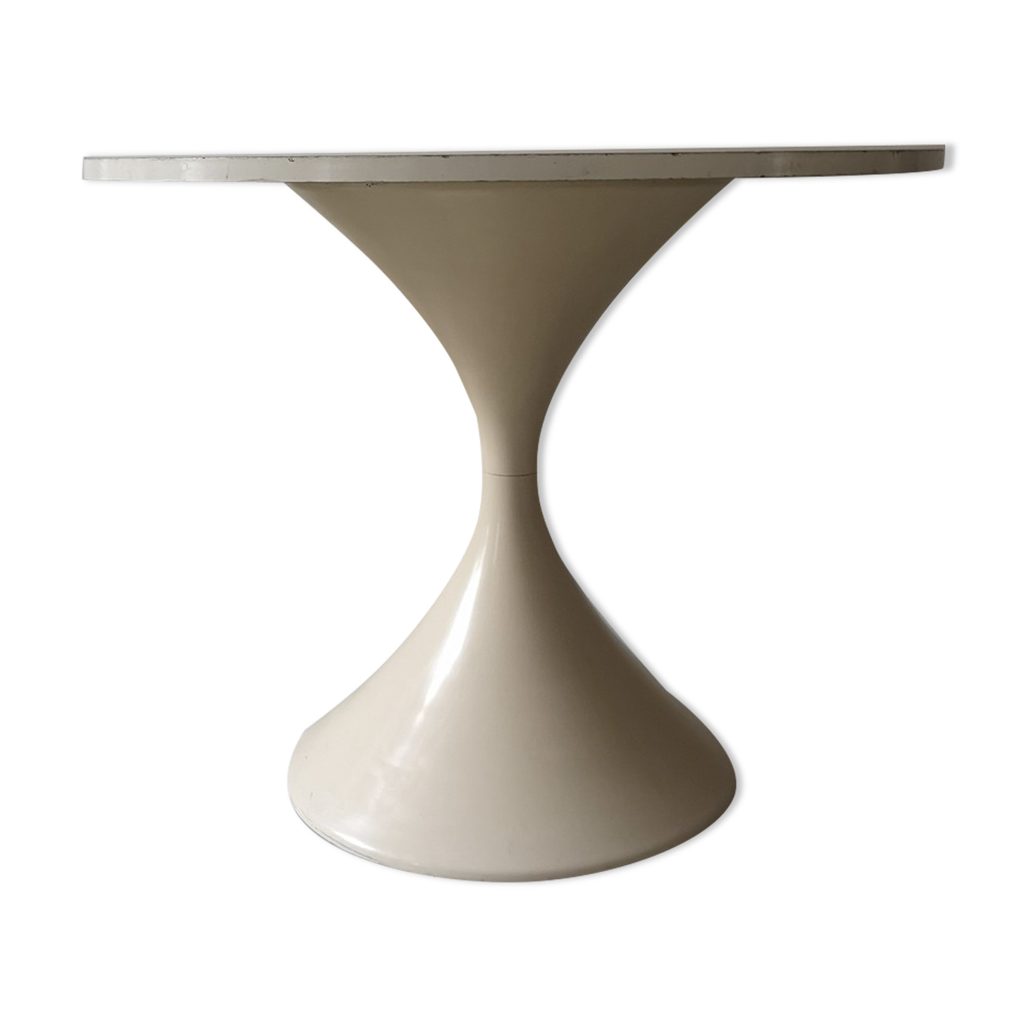 White tulip table space age