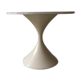 White tulip table space age