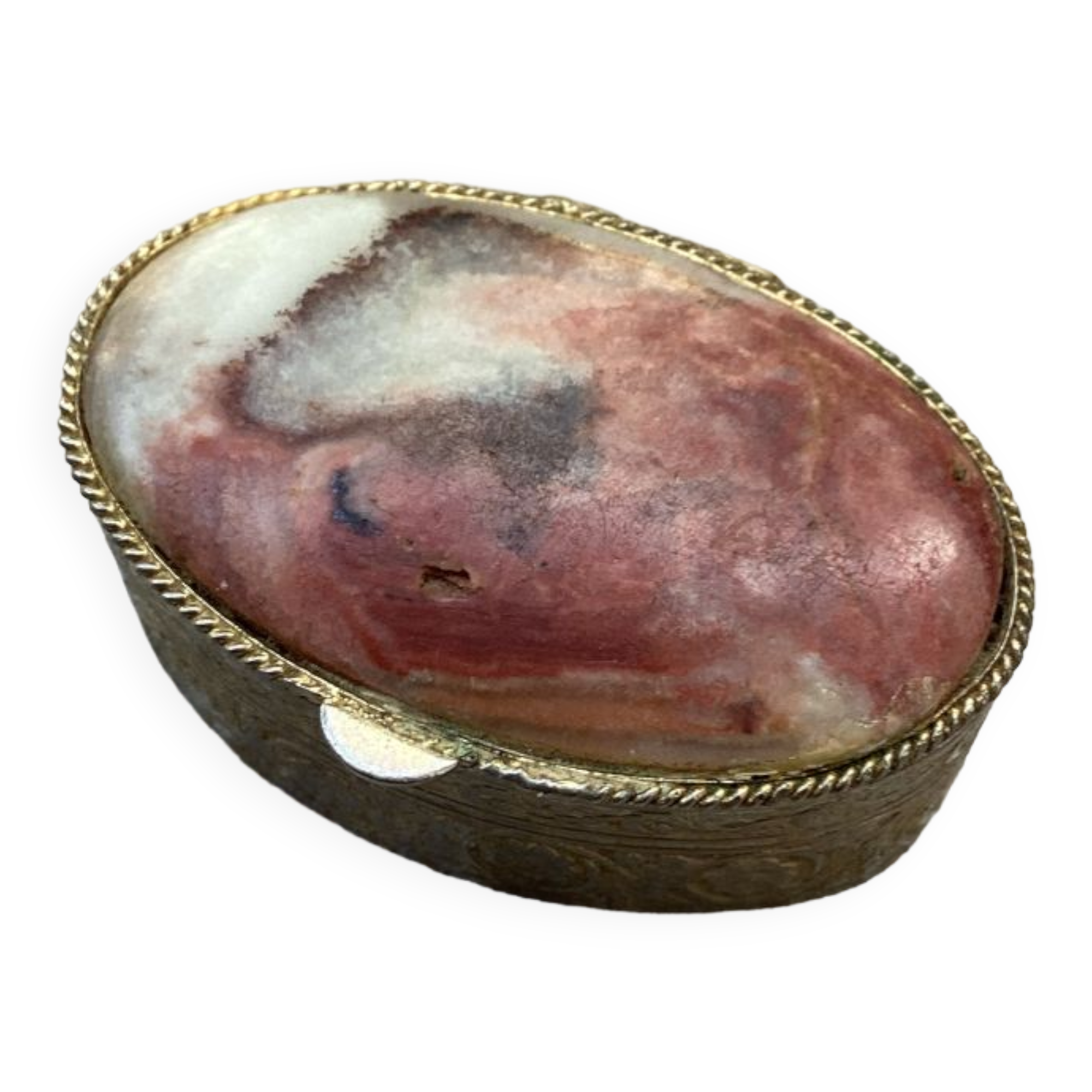 Old metal and stone pillbox