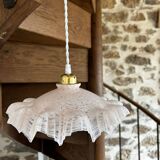 Suspension opaline vintage
