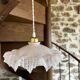 Suspension opaline vintage