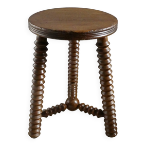 tabouret tripode, avec - pieds
