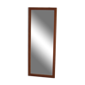 1960s Teak Wall Mirror, Denmark 30x76cm