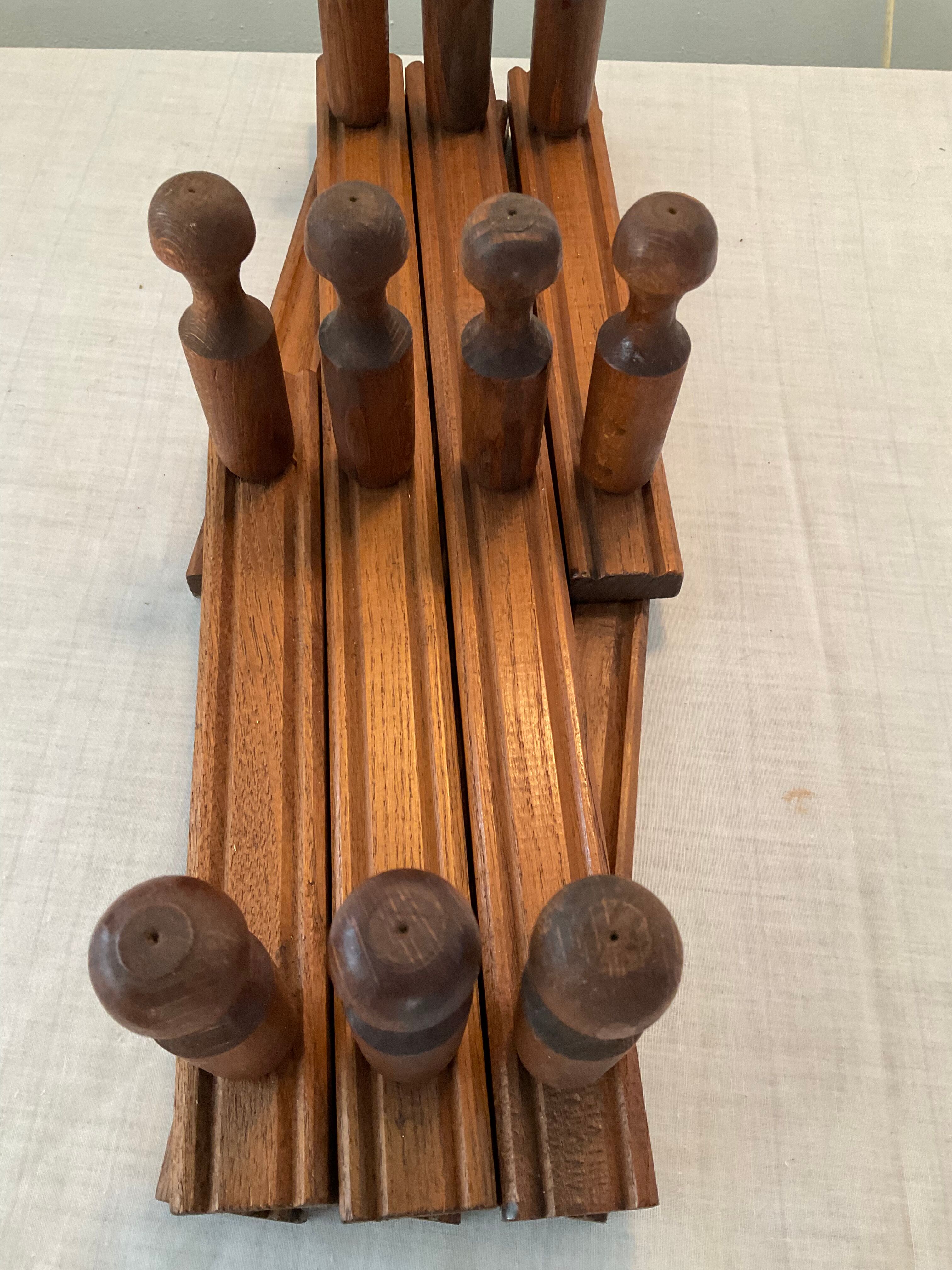 Scandinavian coat rack 10 hooks from the 60s-70s