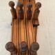 Scandinavian coat rack 10 hooks from the 60s-70s