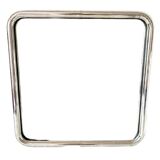Vintage tubular chrome mirror, 70s