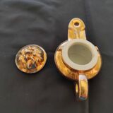 OIL LAMP in golden porcelain kind genius lamp ALADIN