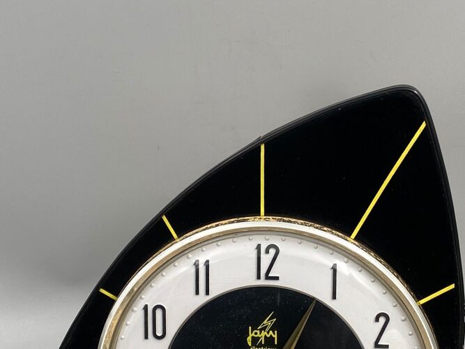 Horloge electrique Japy 1960 fond noir