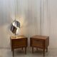 Paire de chevet en teck scandinave