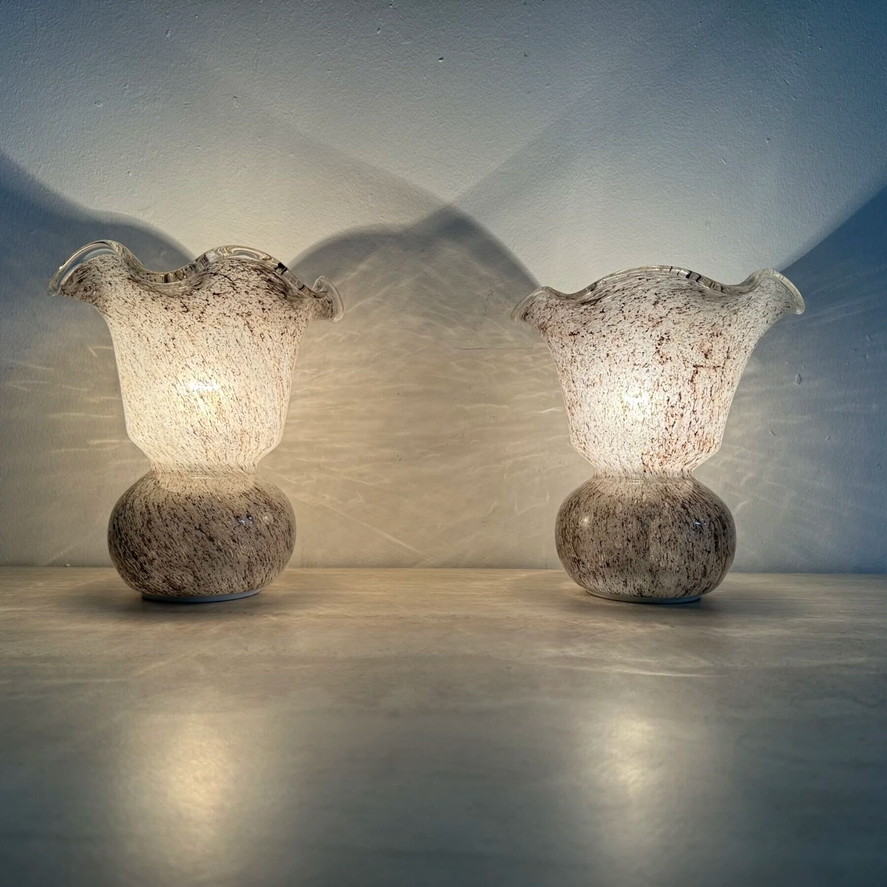 Mid-century pair of table lamps Doria Leuchten, 1970s