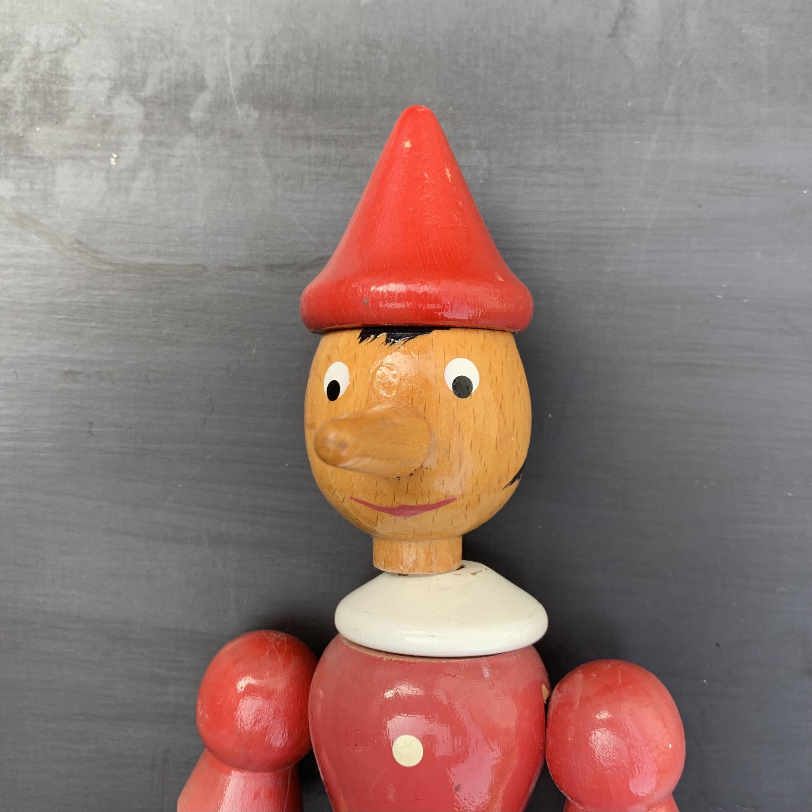 Articulated wooden Pinocchio - 31 cm