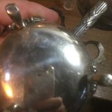 Silver and crystal oil and vinegar set