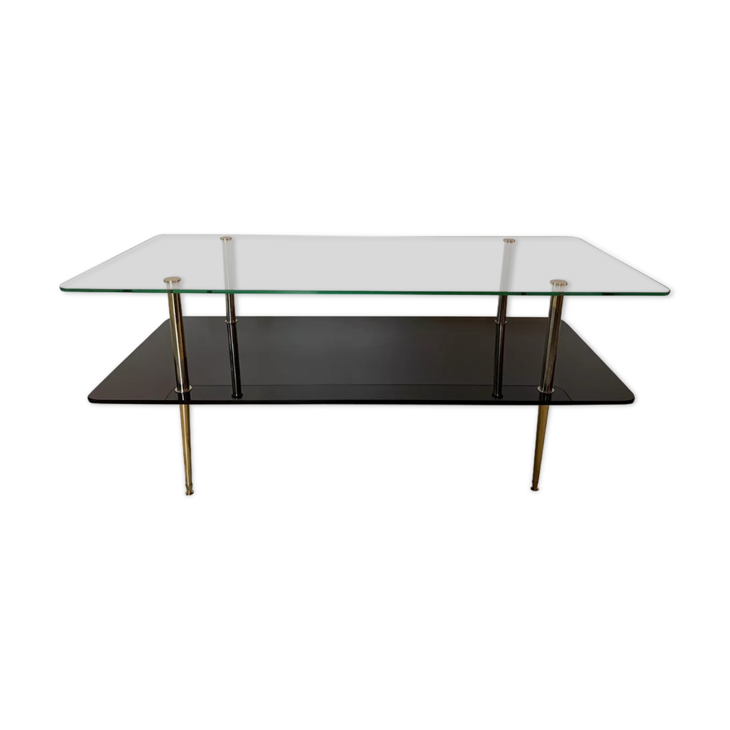 Glass coffee table 50s/60s