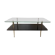 Glass coffee table 50s/60s