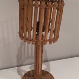 Rattan table lamp 1950