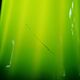 Suspension in green opaline with a scalloped edge, Peill & Putzler, 1970