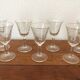 Antique glass service.
