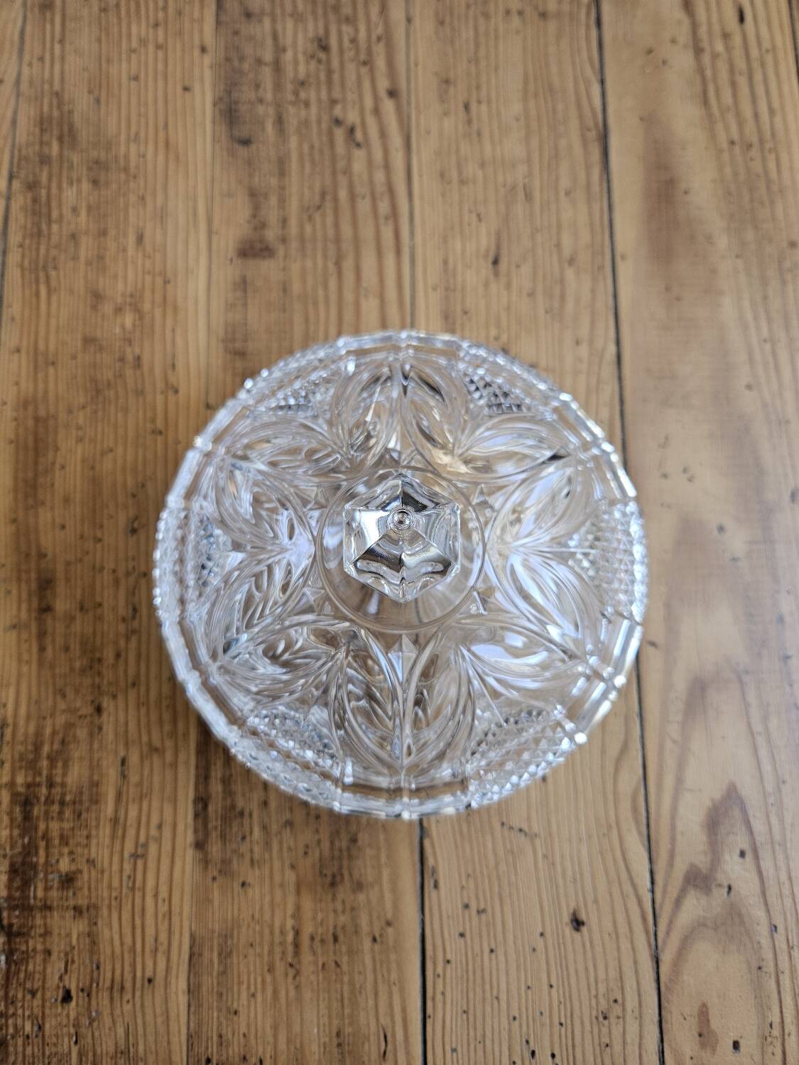 Vintage crystal candy box