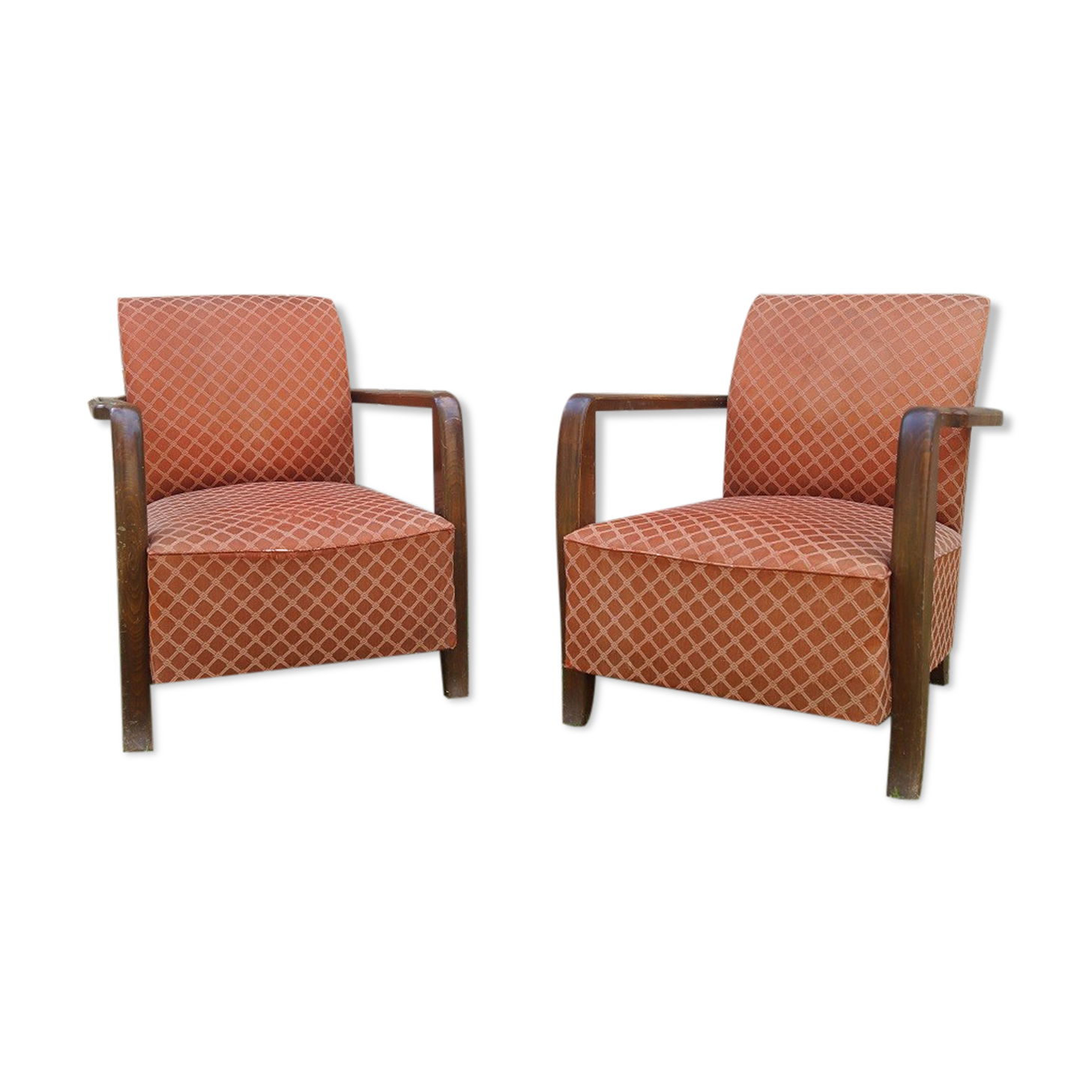 Pair of art-deco armchairs 1930