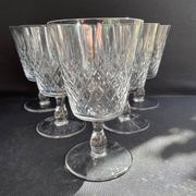 6 Verres à eau – Cristallerie de Lorraine à Lemberg (1925-1997)
