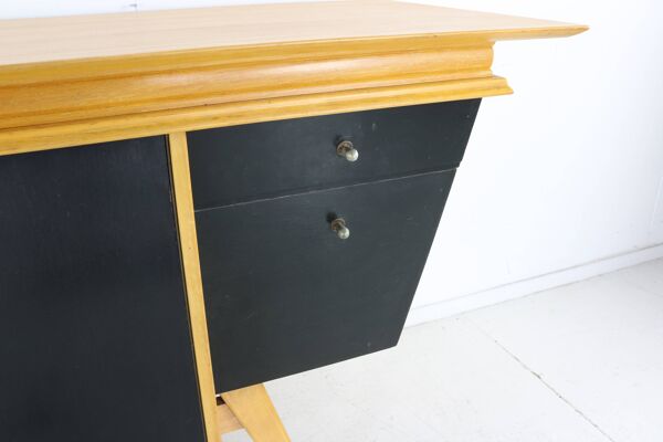 Buffet bicolore design hollandais des années cinquante pour Dirks - Van Oers
