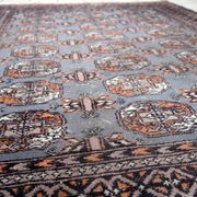 Tapis vintage ouzbek Bukhara fait main en laine – 127 x 190 cm – 1960s