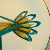 Plat à décor d'oiseau par Robert Picault 1950