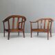 Fauteuils en bois de cerisier Wilhelm Knoll du milieu du siècle, Allemagne, années 1960