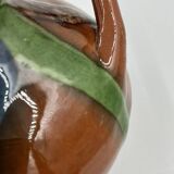 Set of 4 Flemish art nouveau stoneware