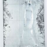 "Waiting" | Jean TOURET (1916-2004). Pressed zinc plate