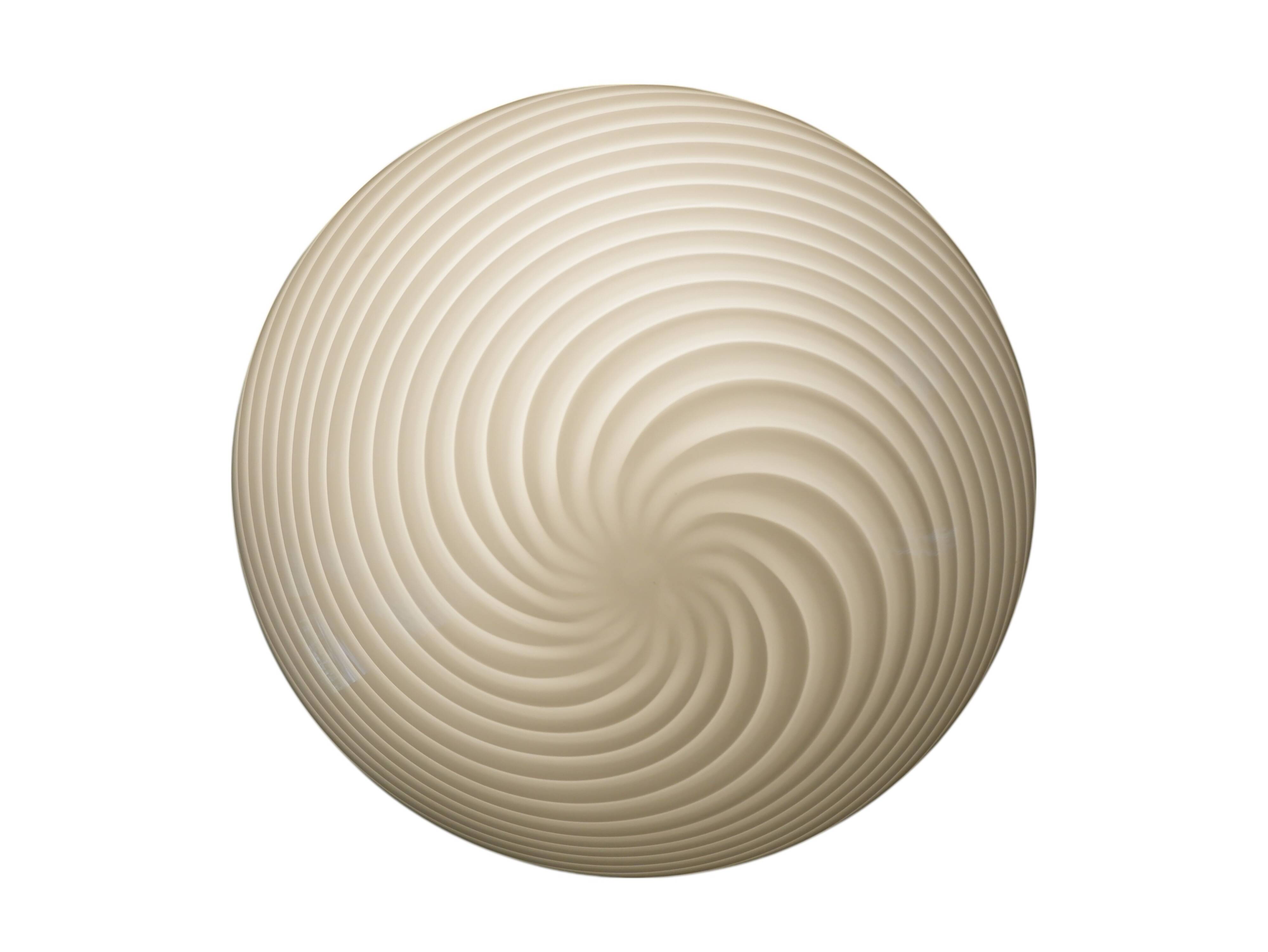 Murano Swirl ceiling lamp, Italy 1970s