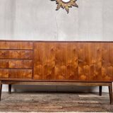 Teak row bobbin feet