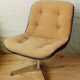 Pair of armchair 1970 steelcase Strafor by Randall Buck