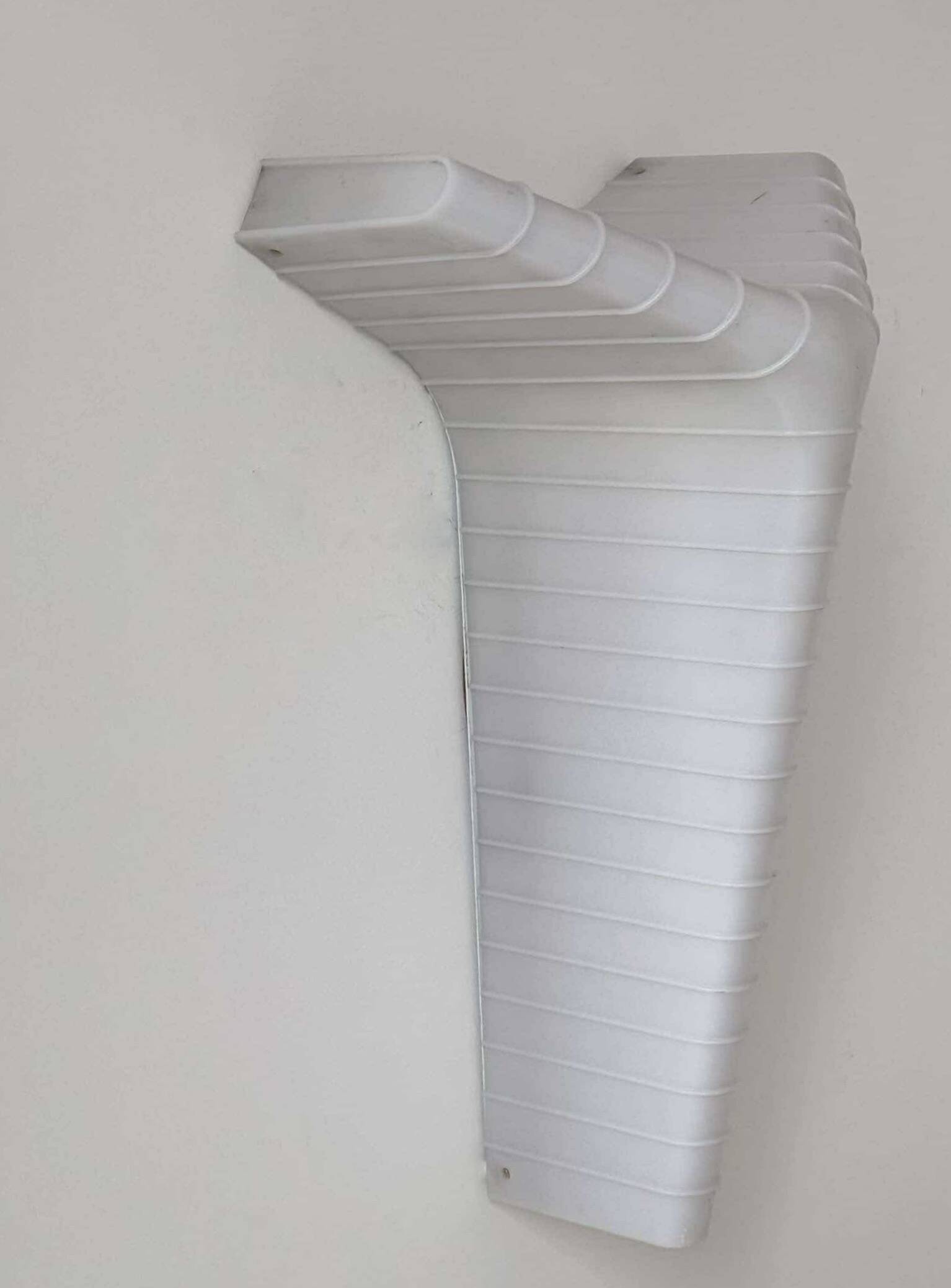 Vintage perspex wall light, Italy 1980
