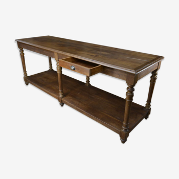 Oak draper table 1900