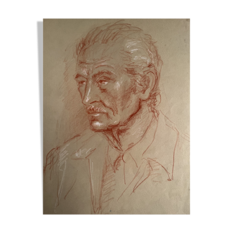 Portrait à la sanguine